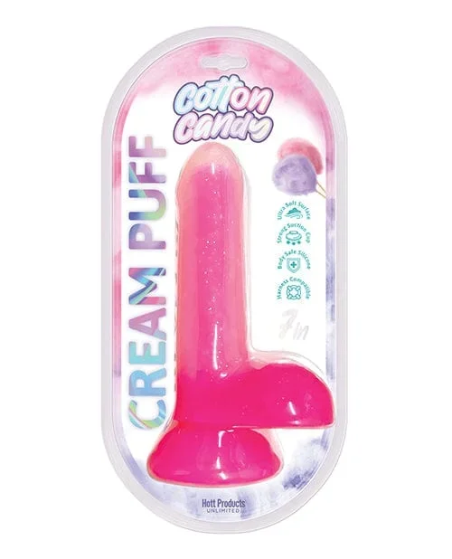 Cotton Candy Cream Puff 6 Inch Dildo – Pink