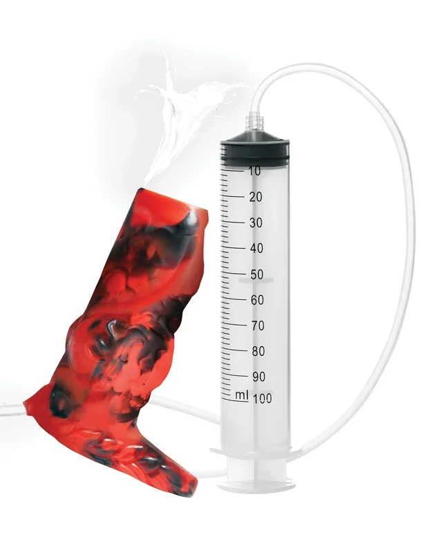 Creature Cocks Hell Hound Squirting Silicone Penis Enhancer