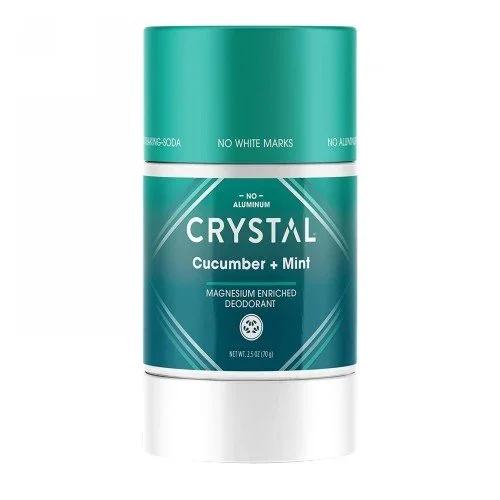 Crystal, Magnesium Enriched Deodorant Stick Cucumber And Mint, 2.5 Oz