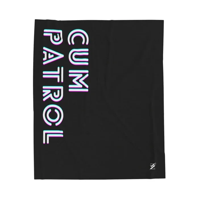 Cum Patrol | Mix & Match Velveteen Fun-Flirty Lovers’ Blankets