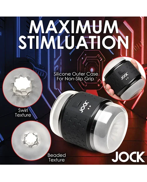 Curve Toys Jock Vibrating Double Stroker – Black