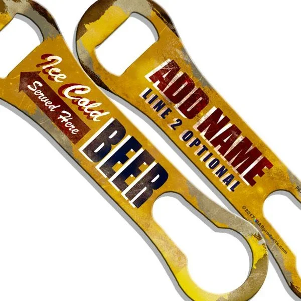CUSTOMIZABLE V-Rod Bottle Opener – Vintage Ice Cold Beer