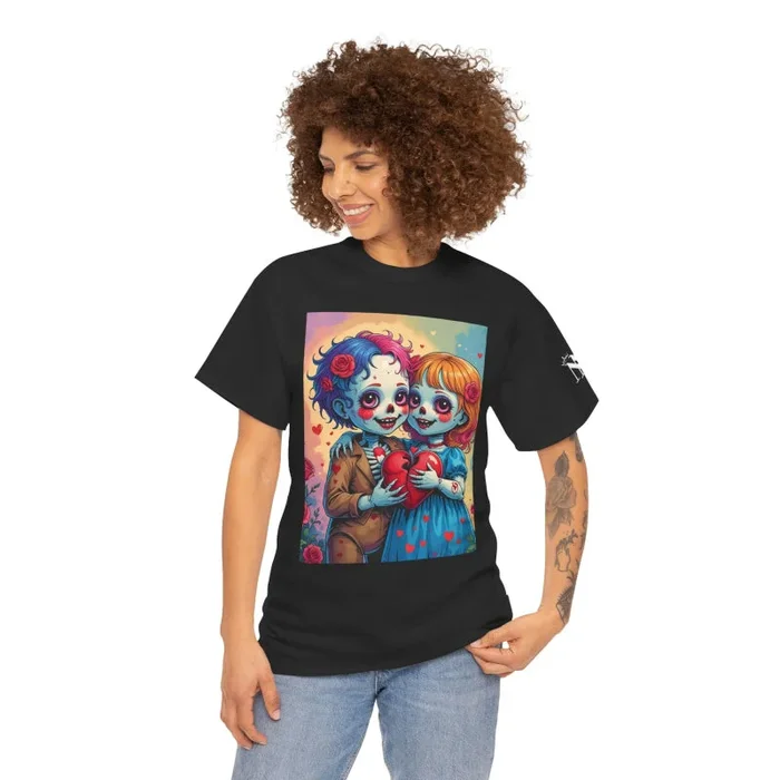 Dead Dolls in Love | Mix & Match Cotton Unisex Fun-Flirty Lovers’ T-Shirts