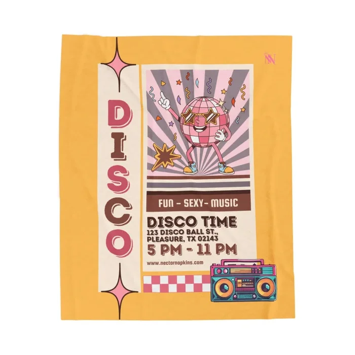 Disco | Mix & Match Velveteen Fun-Flirty Lovers’ Blankets