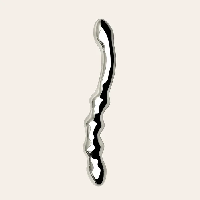 Double-ended Stainless Steel Dildo – Beaded