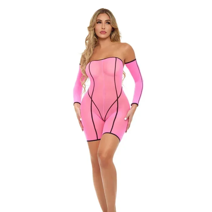 Double Vision Bodysuit Set – Pink