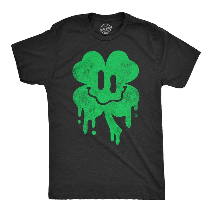 Dripping Clover Face Men’s T Shirt