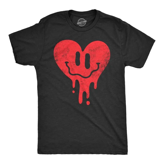 Dripping Heart Face Men’s T Shirt