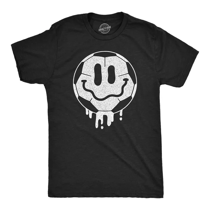 Dripping Soccer Ball Smile Men’s Tshirt