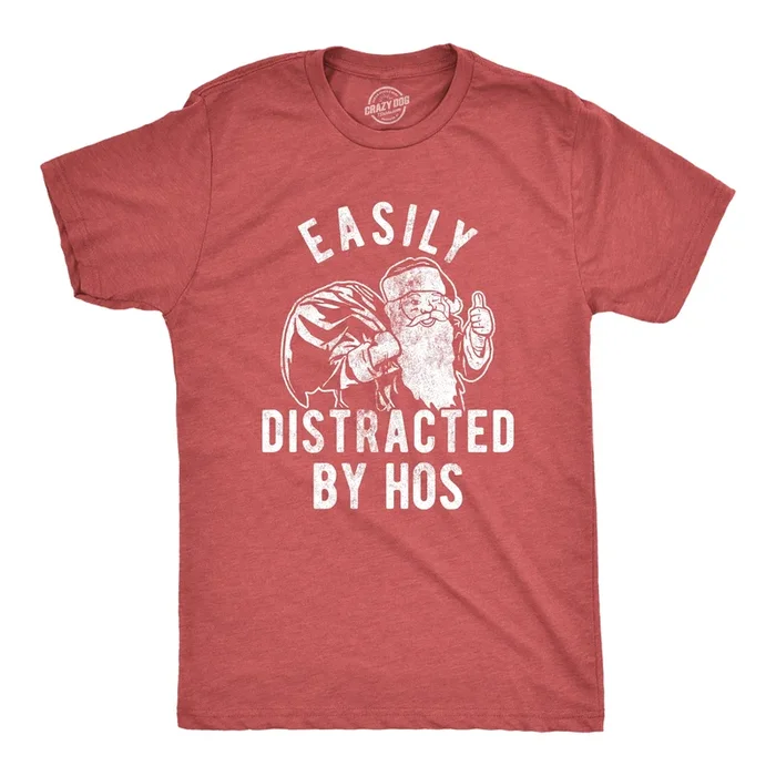 Easily Distracted By Hos Men’s Tshirt