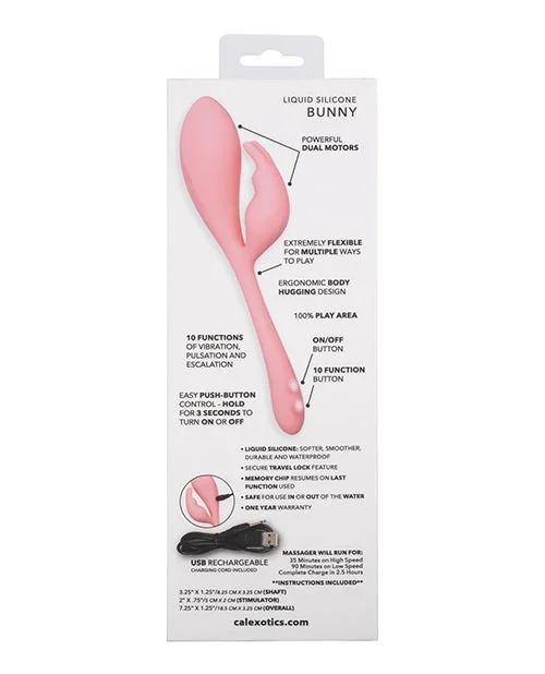 Elle Liquid Silicone Bunny – Pink