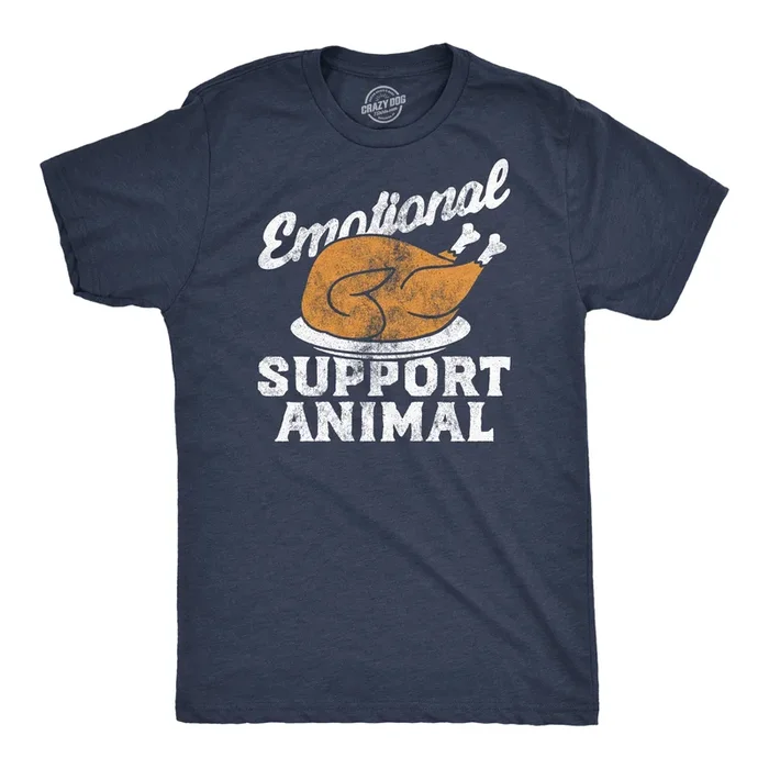 Emotional Support Animal Turkey Men’s T Shirt