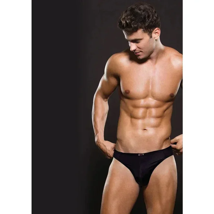 Envy Microfiber Thong – Large/xlarge – Black