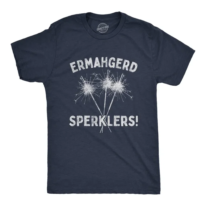 Ermahgerd Sperklers Men’s T Shirt