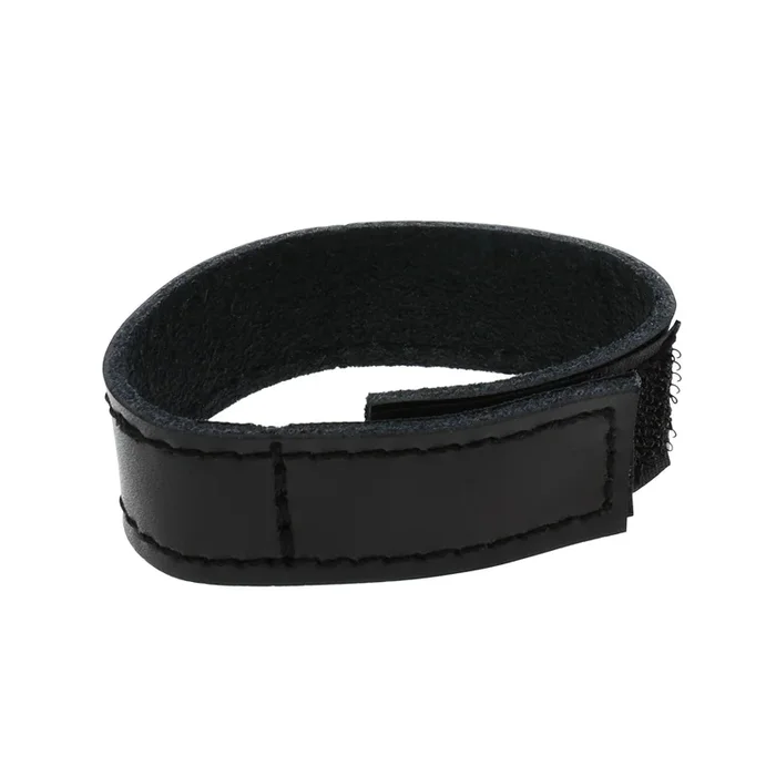 EROGENOUS ZONE LEATHER C-RING – BLACK