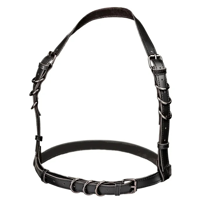 Euphoria Collection Plus Size Halter Buckle Harness – Black