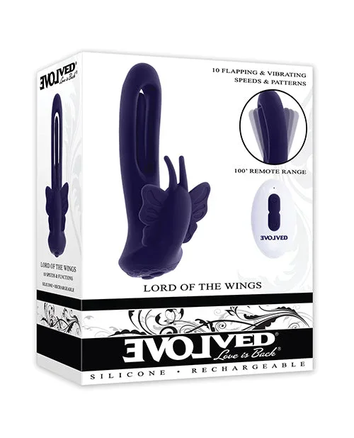 Evolved Lord of the Wings Flapping & Vibrating Stimulator – Purple