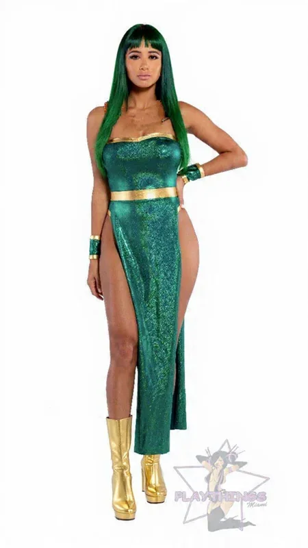 Exclusive Green Super Hero Dress