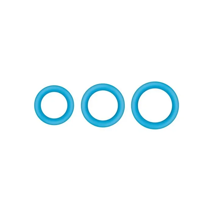 Firefly Halo Large Cockring – Blue