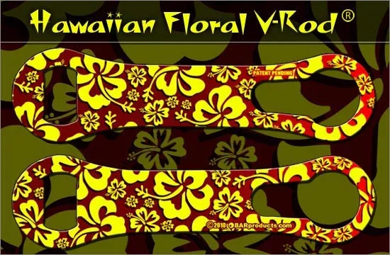 Floral Hawaiian Pattern – Red / Yellow V-Rod® Opener