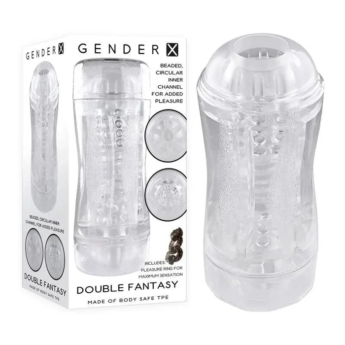 Gender X’s Dual-Ended Vibrating Transparent Massager