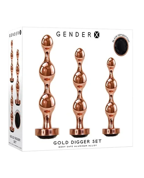 Gender X Gold Digger Set – Rose Gold-Black