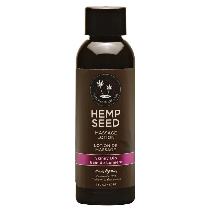 Hemp Seed Massage Lotion – Skinny Dip – 2 Fl. Oz. / 60 ml