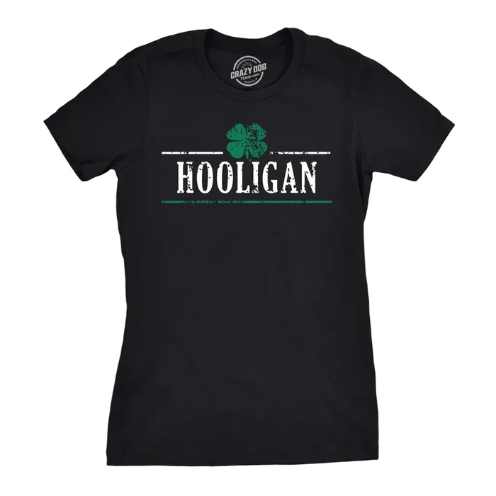 Hooligan Shamrock Women’s T Shirt