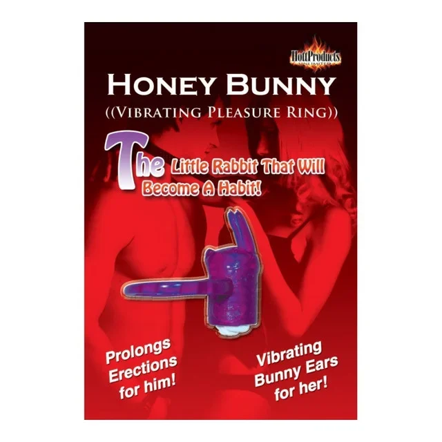 Horny Honey Vibro Ring Bunny purple
