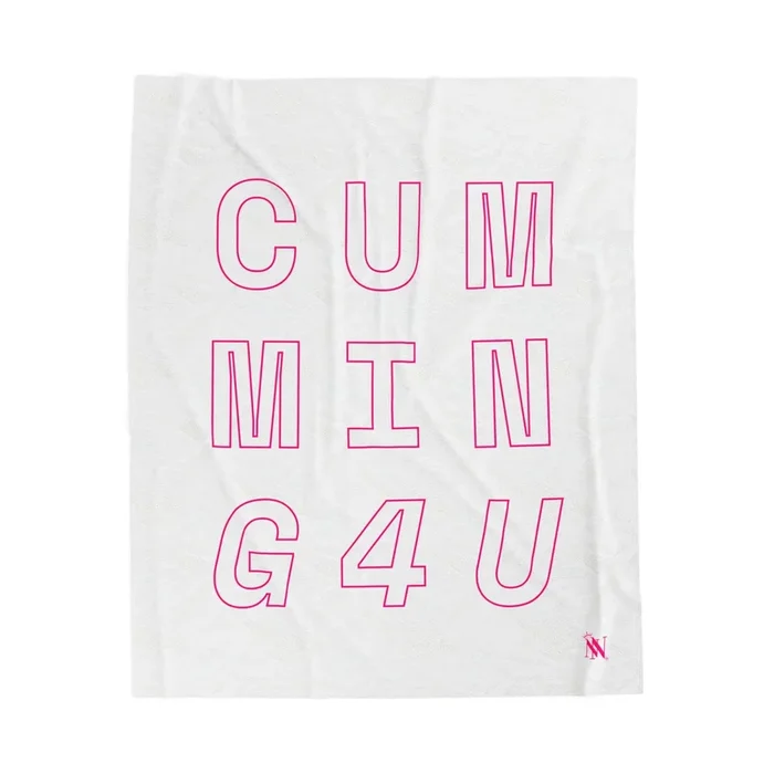 Hot Pink Cumming 4 U | Mix & Match Fun-Flirty Lovers’ Blankets
