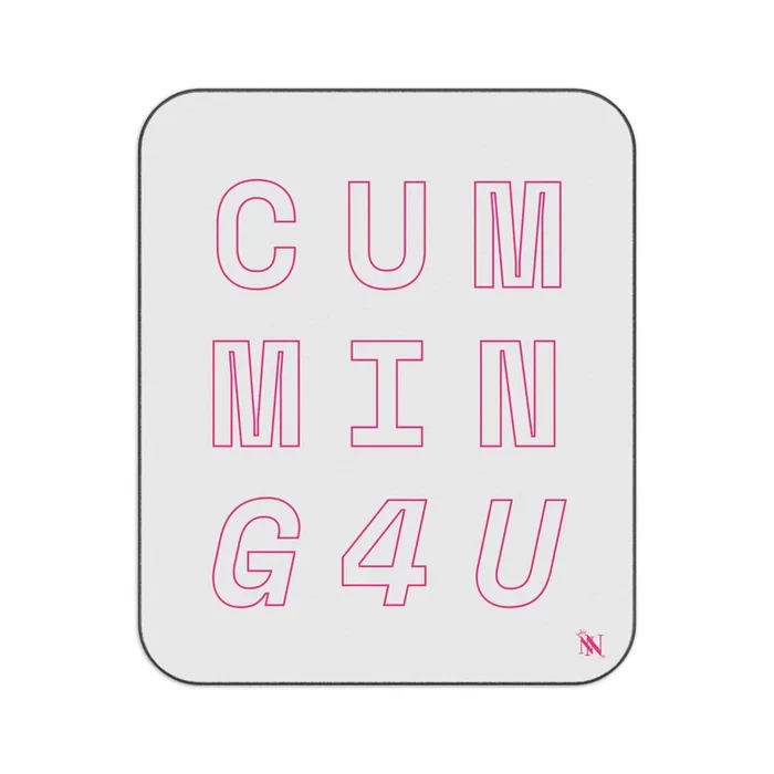 Hot Pink Cumming 4 U | Mix Match Fun-Flirty Lovers’ Water-Resistant Blankets