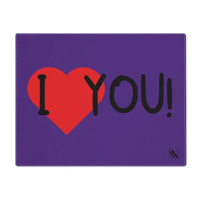 I Love You! Purple | Mix & Match Playful Fun-Flirty Lovers’ Toy Mats