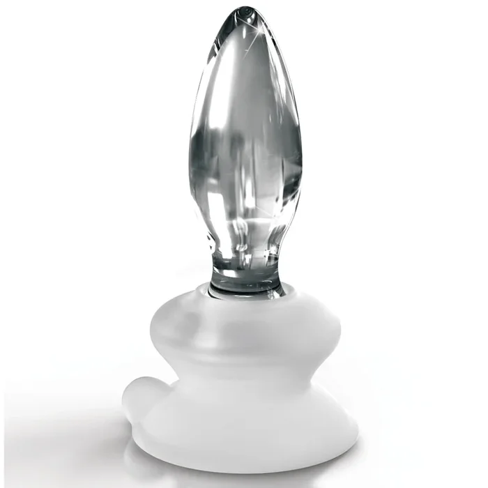 Icicles No. 91 Glass Anal Plug With Suction Cup