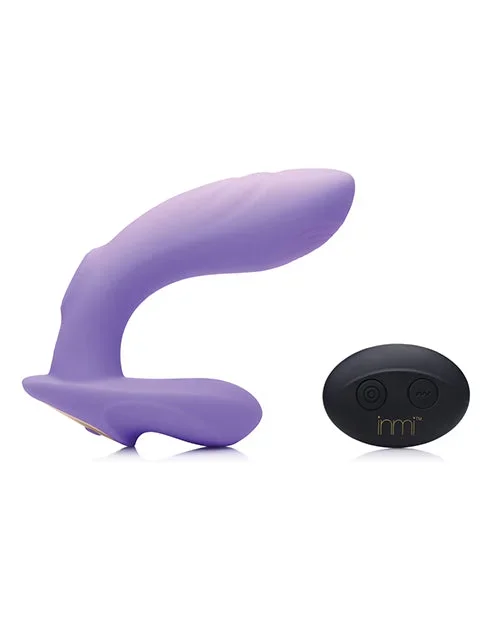 Inmi 10x G-Tap Tapping Silicone G Spot Vibrator – Purple