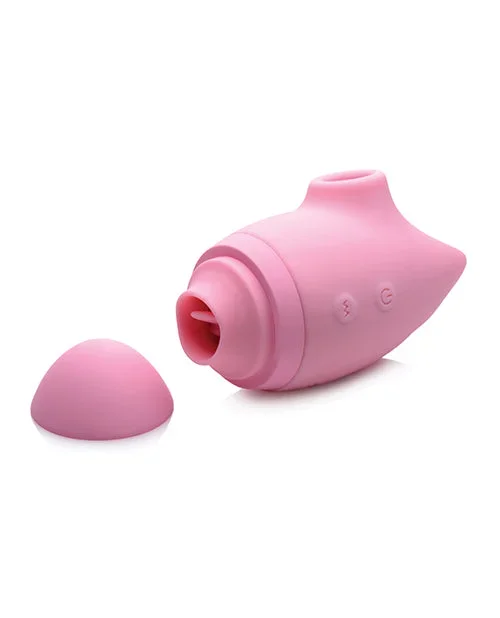 Inmi Shegasm Kitty Licker 5X Triple Clit Stimulator – Pink