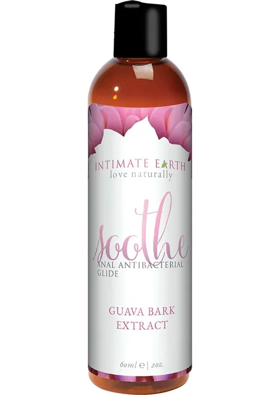 Intimate Earth Soothe Antibacterial Anal Glide Lubricant Guava Bark Extract