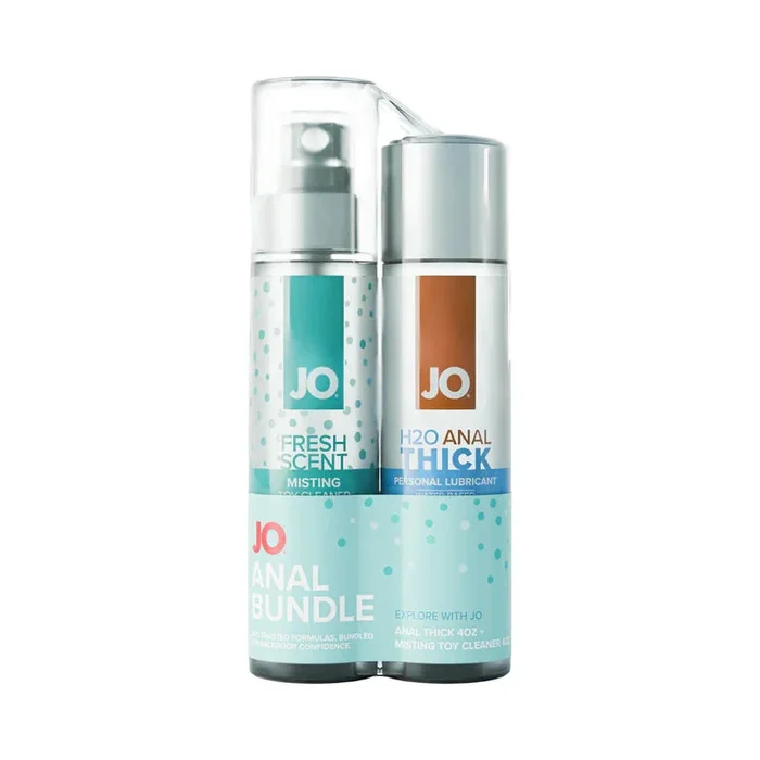 JO Limited Edition Anal Thick + Misting Toy Cleaner Bundle