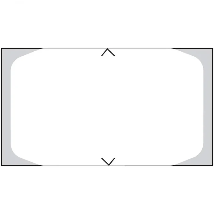 Label For Keystone And Healthcoder Printers Direct Thermal Paper Extra Permanent 1 5/8″ Core 1 23/40″ X 86/91″ White 2250 Per Roll, 6 Rolls Per Box
