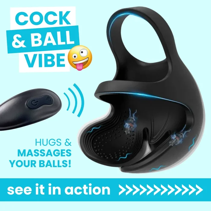 Laska Remote Cock & Ball Vibrator