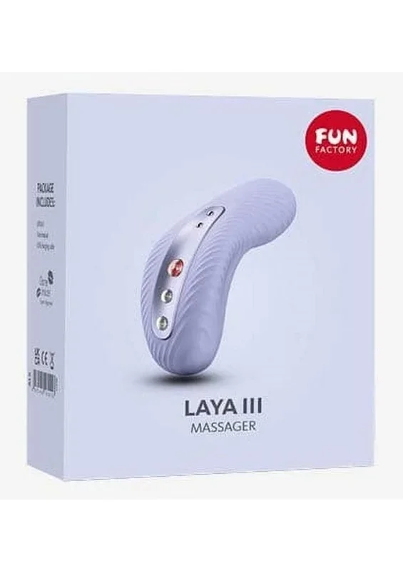 Laya III Silicone Rechargeable Lay-On Vibrator