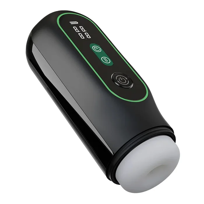 Leto Titan Thrusting Vibrating Sucking Masturbator With Warming Stand