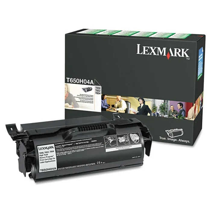 Lexmark™ T650H04A Return Program High-Yield Toner, 25,000 Page-Yield, Black (LEXT650H04A) Each