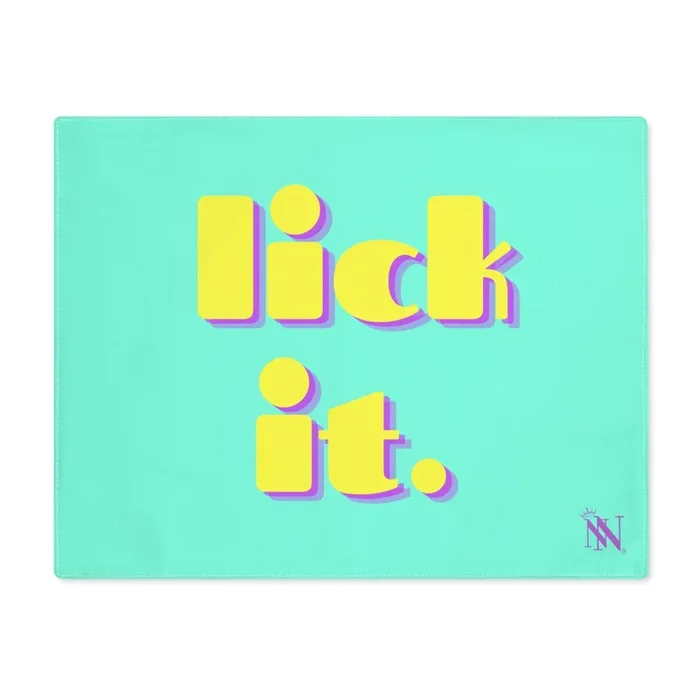 lick it. | Mix & Match Playful Fun-Flirty Lovers’ Toy Mats
