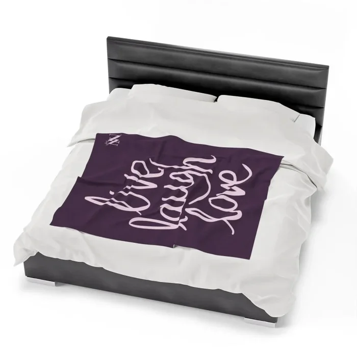 Live Laugh Love | Mix & Match Fun-Flirty Lovers’ Blankets