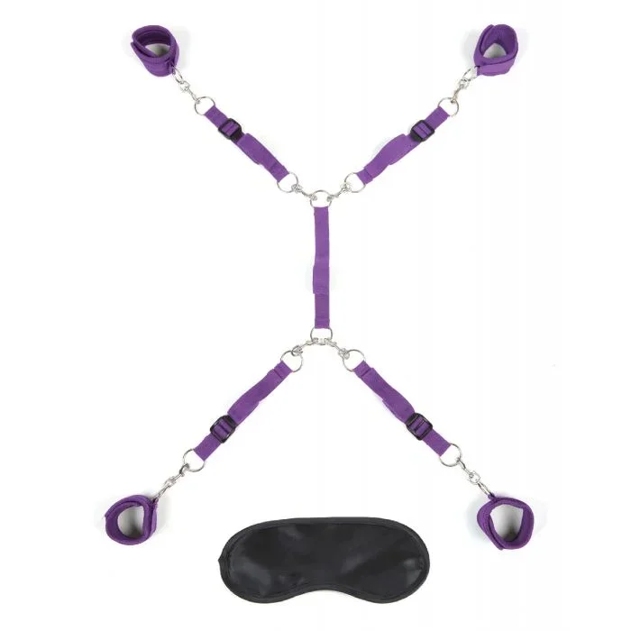 Lux Fetish Bed Spreader – Purple
