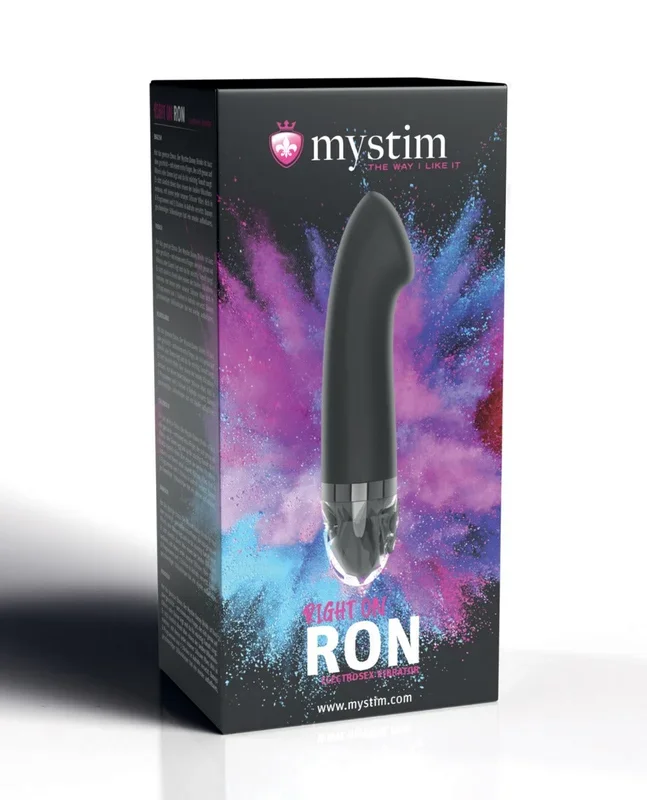 Mystim Right on Ron eStim G Vibrator – Black