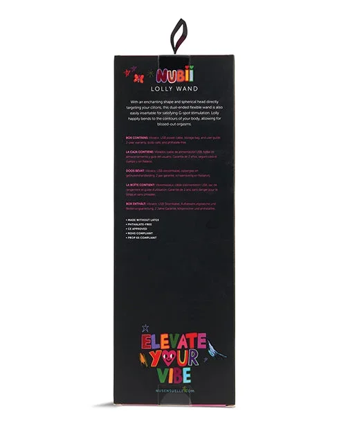 Nu Sensuelle Lolly Double-Ended Flexible Nubii Wand – Purple