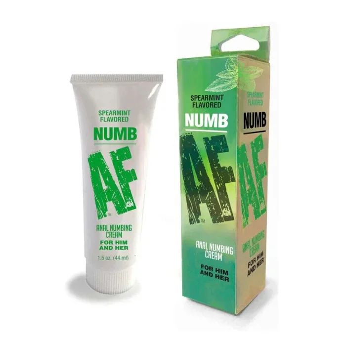 Numb Af- Spearmint Flavored Anal Numb Cream – 1.5 Oz (44 ml)