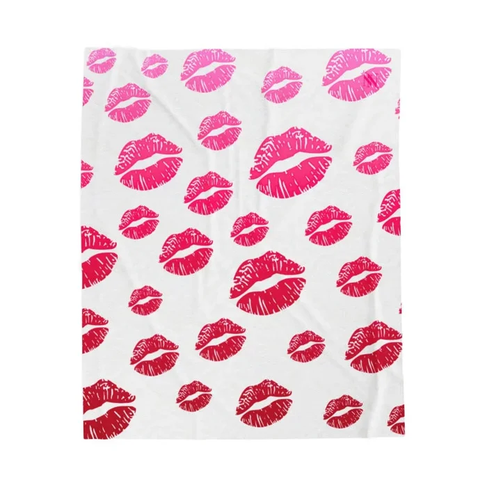 Ombre Kiss Pattern | Mix & Match Soft Fun-Flirty Lovers’ Blankets