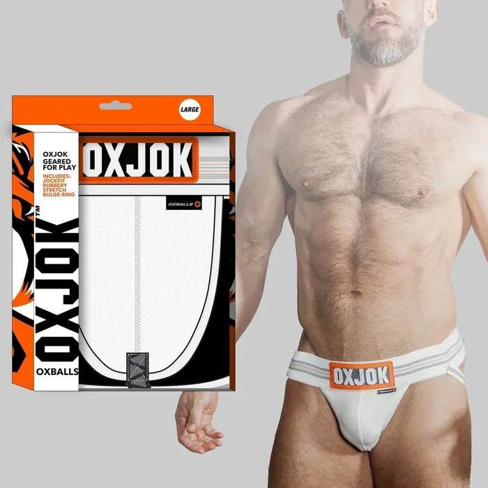 Oxballs Oxjok Slingjock Jockstrap White Snow